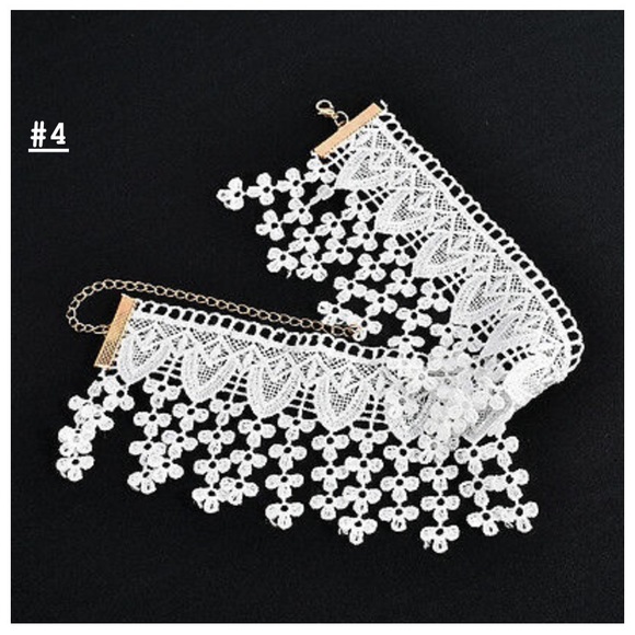 Choker Vampires Gothic Crochet Costume Lace Necklace - Picture 10 of 15